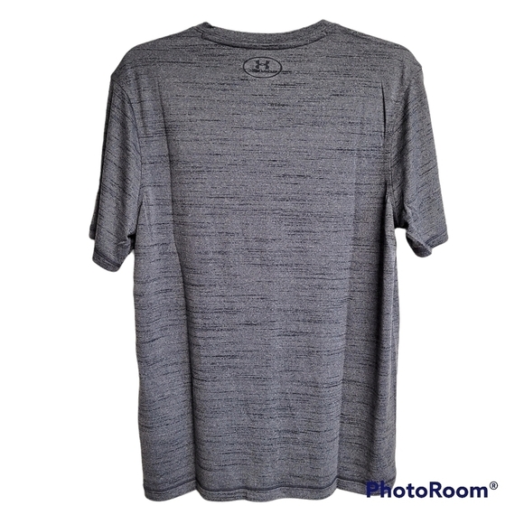 Under Armour Grey Heat Gear Loose Fit Athletic T- Shirt - Picture 2 of 9